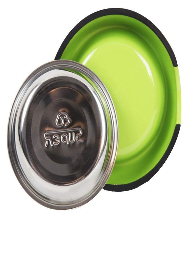 Manda Ocean Pet Bowls Stainless Steel Dog Cat Pet Bowl Universal Pet Water and Food Bowls 4 Sizes and 5 Colors Available (S, Green) - Image 4